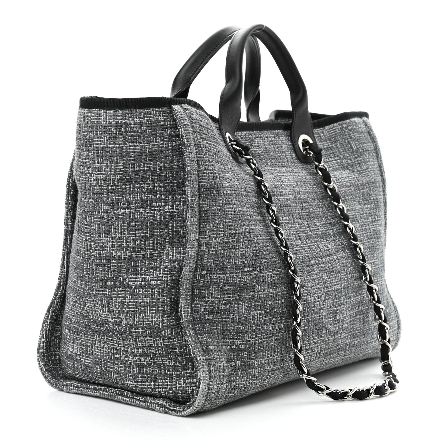 Canvas Medium Deauville Tote Charcoal