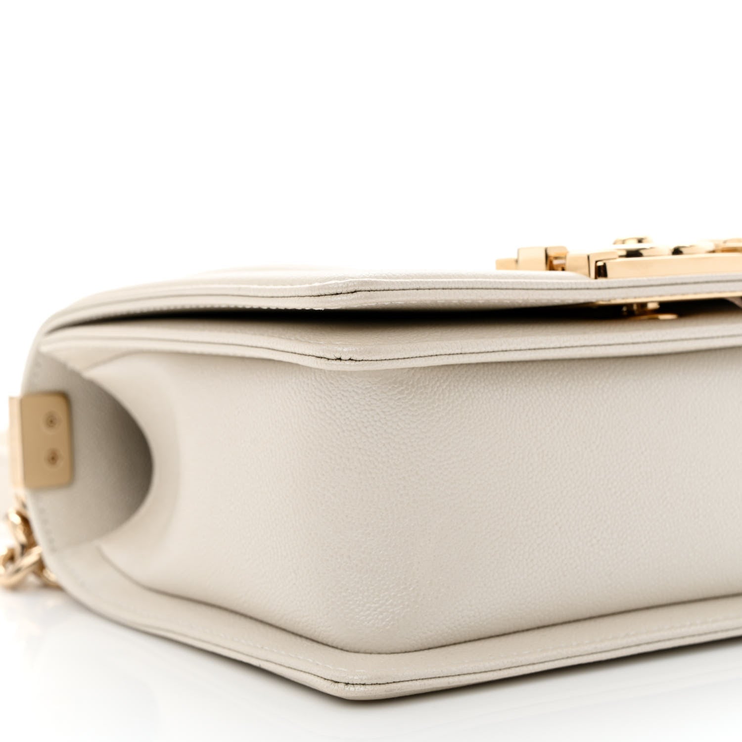 Chanel Iridescent Caviar Mini Boy Flap White 9 of 11