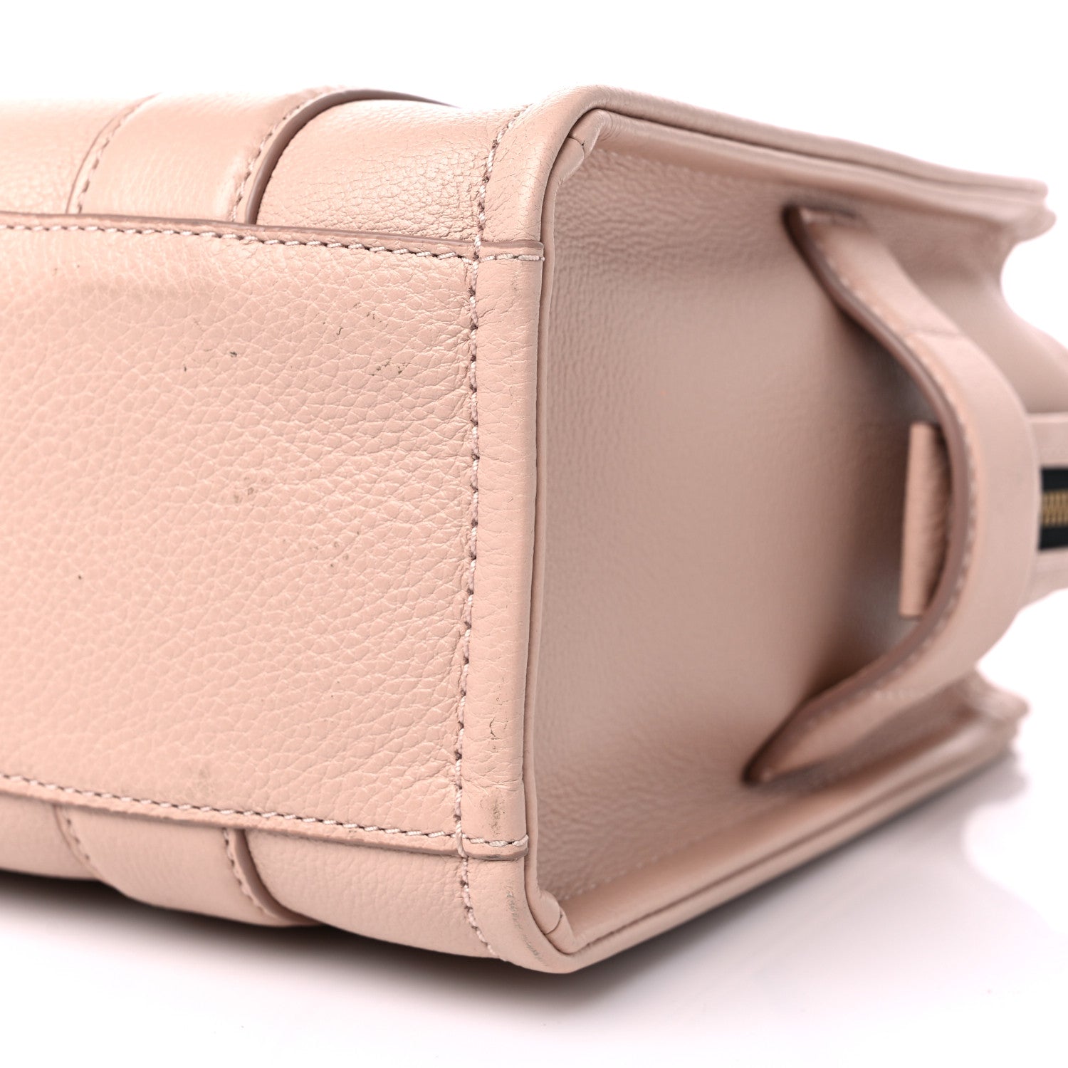 Marc Jacobs Grained Calfskin Small The Tote Bag Taupe 9 of 13