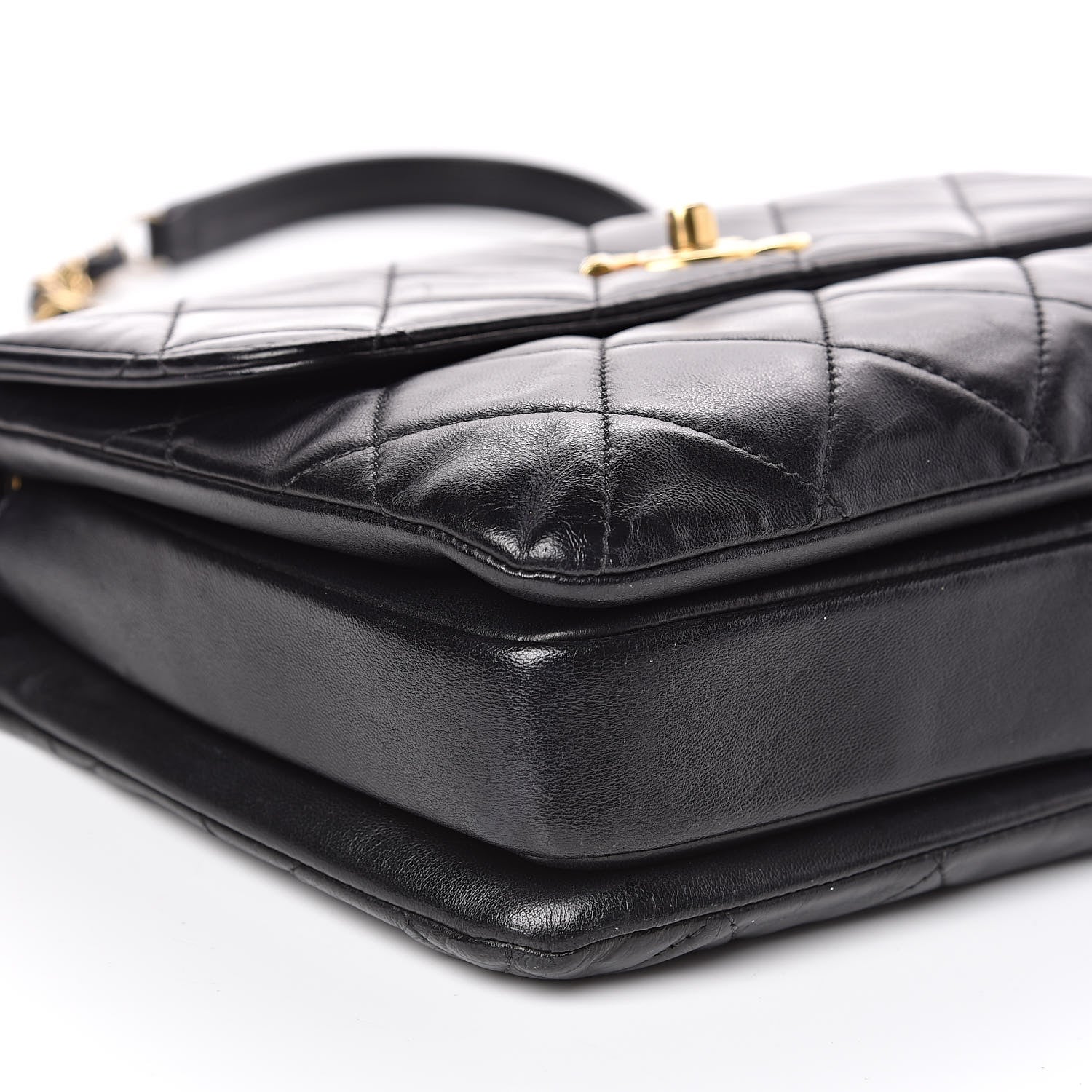 Chanel Lambskin Quilted Small Trendy CC Dual Handle Flap Bag Black 8 of 17
