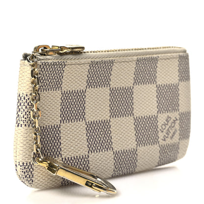 Louis Vuitton LOUIS VUITTON Damier Azur Key Pouch 3 of 8