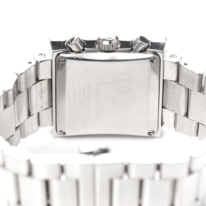 Christian Dior Stainless Steel Diamond 31mm Riva Chronograph Quartz Watch 4 of 5
