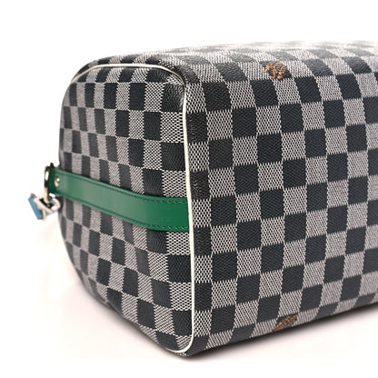 Louis Vuitton Damier Speedy Bandouliere 30 Black White 7 of 8