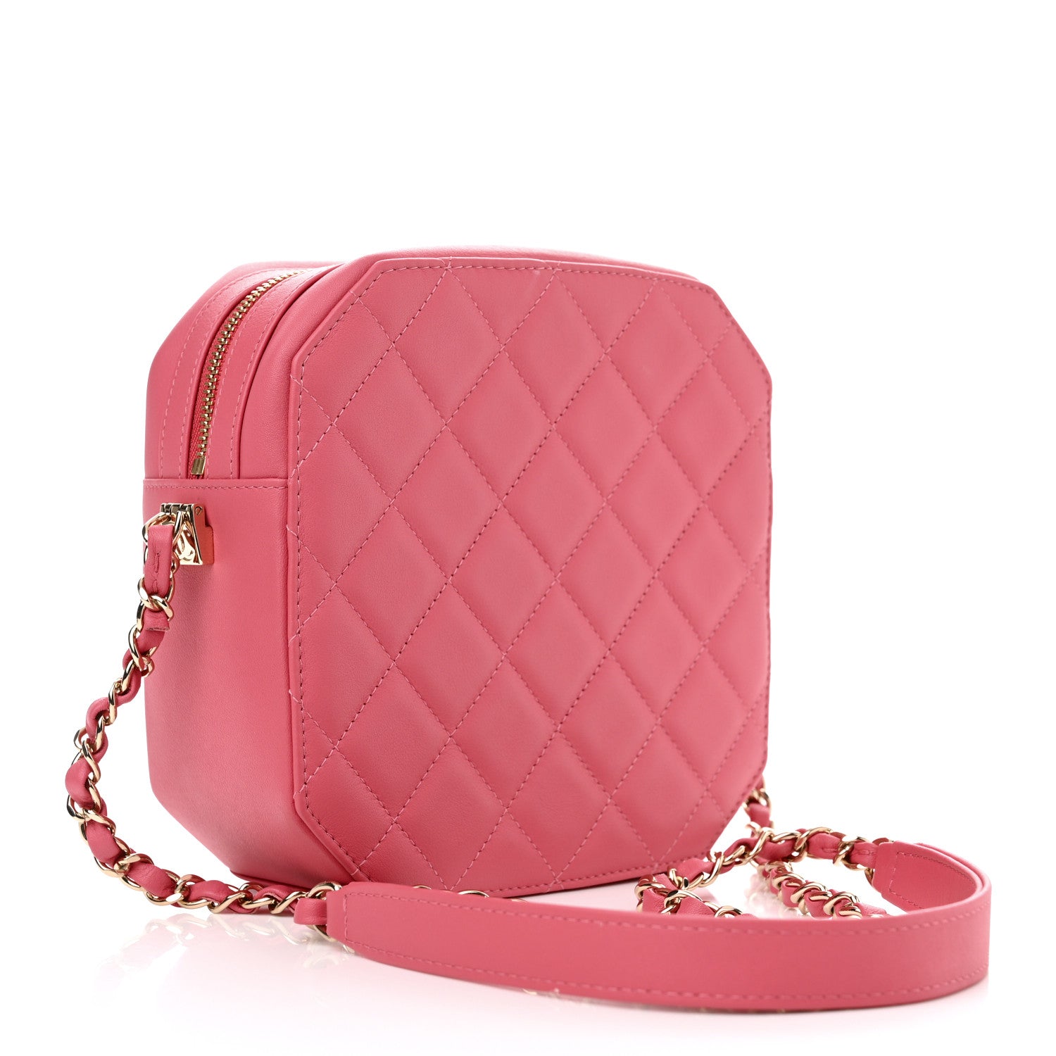 Chanel Calfskin CC Clock Camera Case Pink 3 of 14