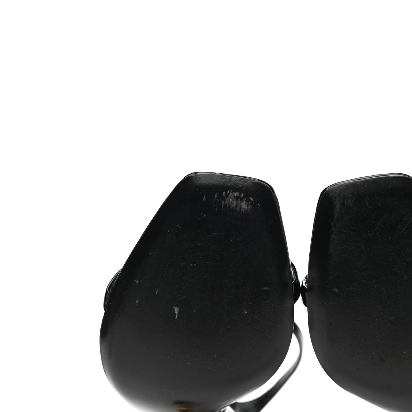 Patent Calfskin Opyum 110 Sandals 36 Black Gold