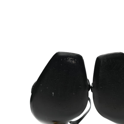 Saint Laurent Patent Calfskin Opyum 110 Sandals 36 Black Gold 8 of 8