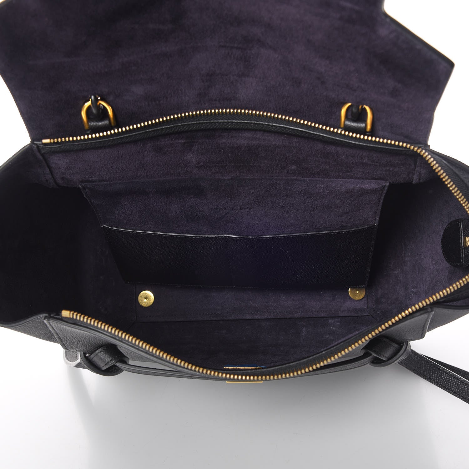 Celine Grained Calfskin Mini Belt Bag Black 8 of 11