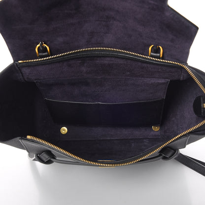 Celine Grained Calfskin Mini Belt Bag Black 8 of 11
