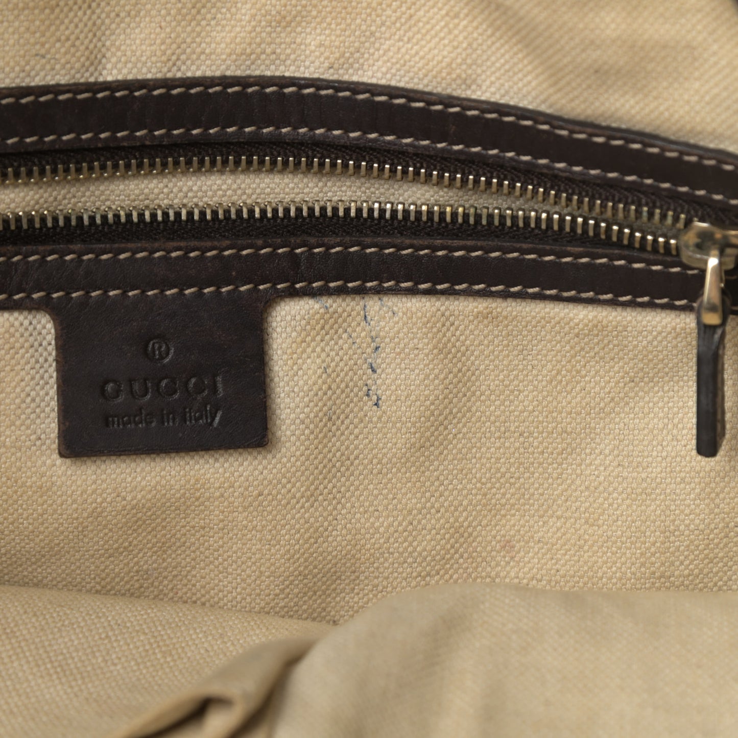 Monogram Lovely Heart Tote Brown