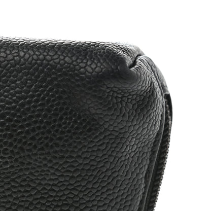 Chanel Caviar Timeless CC Cosmetic Pouch Bag Black 8 of 17