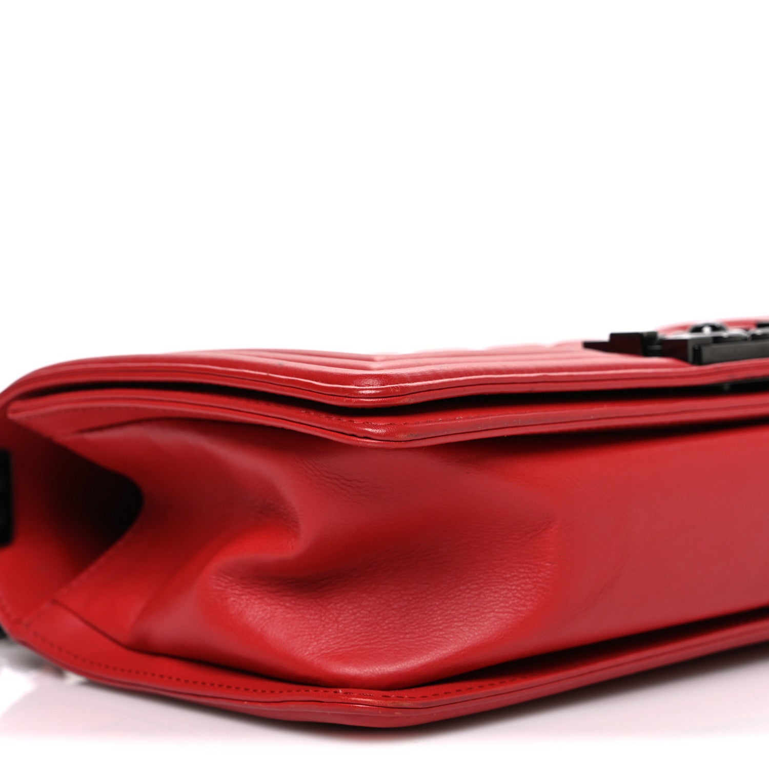 Chanel Lambskin Quilted Medium Boy Flap Red 9 of 11
