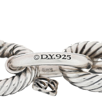David Yurman Sterling Silver 18K Yellow Gold 19mm Extra Large Oval Link Bracelet 3 of 3