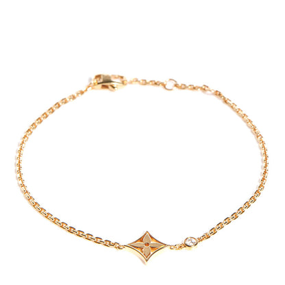 Louis Vuitton 18K Yellow Gold Diamond Monogram Idylle Bracelet 1 of 5