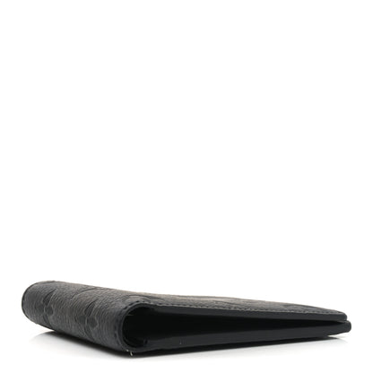 Louis Vuitton Calfskin Monogram Shadow Multiple Wallet Black 4 of 7