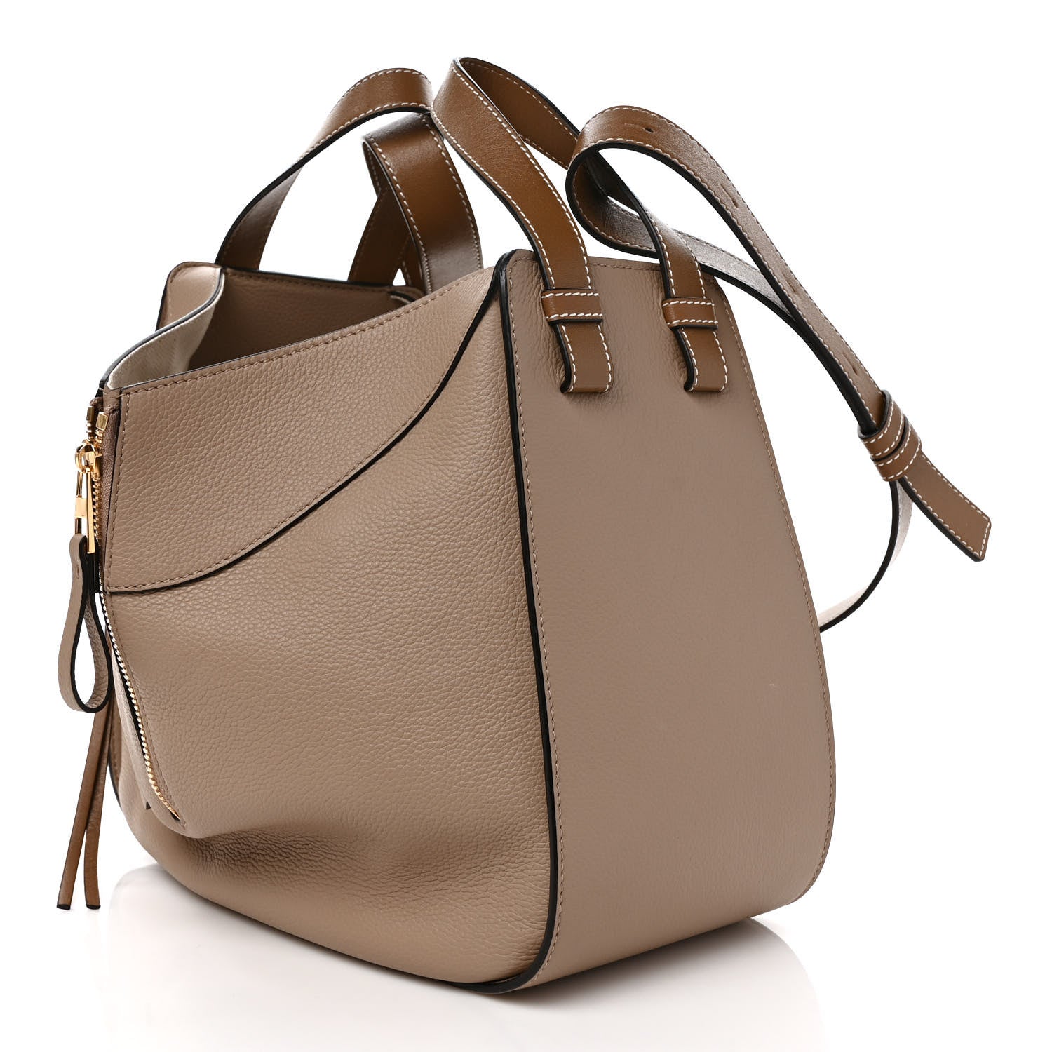 Loewe Calfskin Small Hammock Shoulder Bag Sand Mink 3 of 9