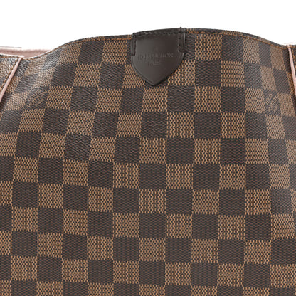 Louis Vuitton Damier Ebene Caissa Hobo Rose Ballerine 8 of 16