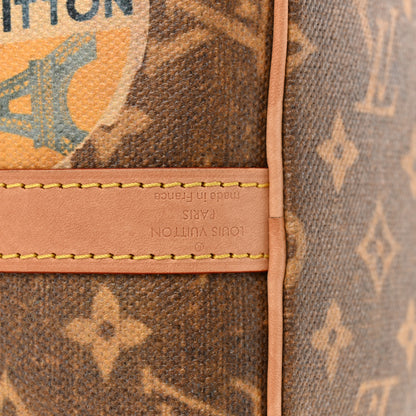 Louis Vuitton Monogram Hotel Labels Speedy Bandouliere 30 7 of 13