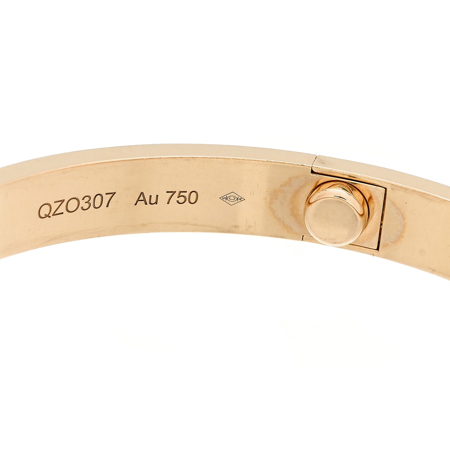 18K Yellow Gold LOVE Bracelet 19