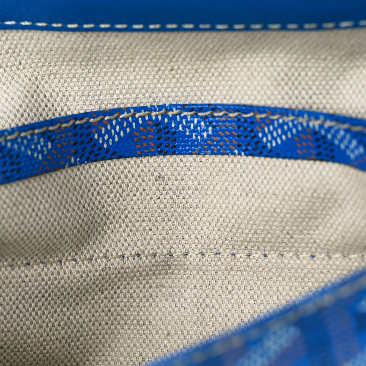 Goyard Goyardine Pouch Sky Blue 9 of 9
