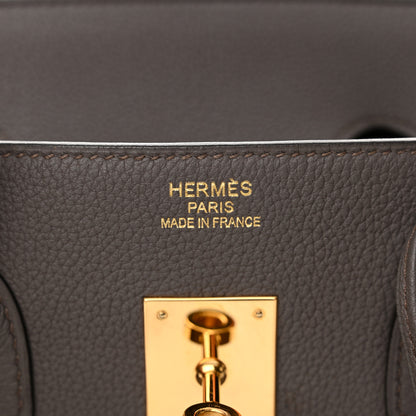Hermes Togo BIRKIN 35 Etain 6 of 11