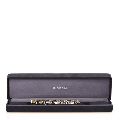 Tiffany 18K Yellow Gold Clasping Oval Link Bracelet 4 of 4