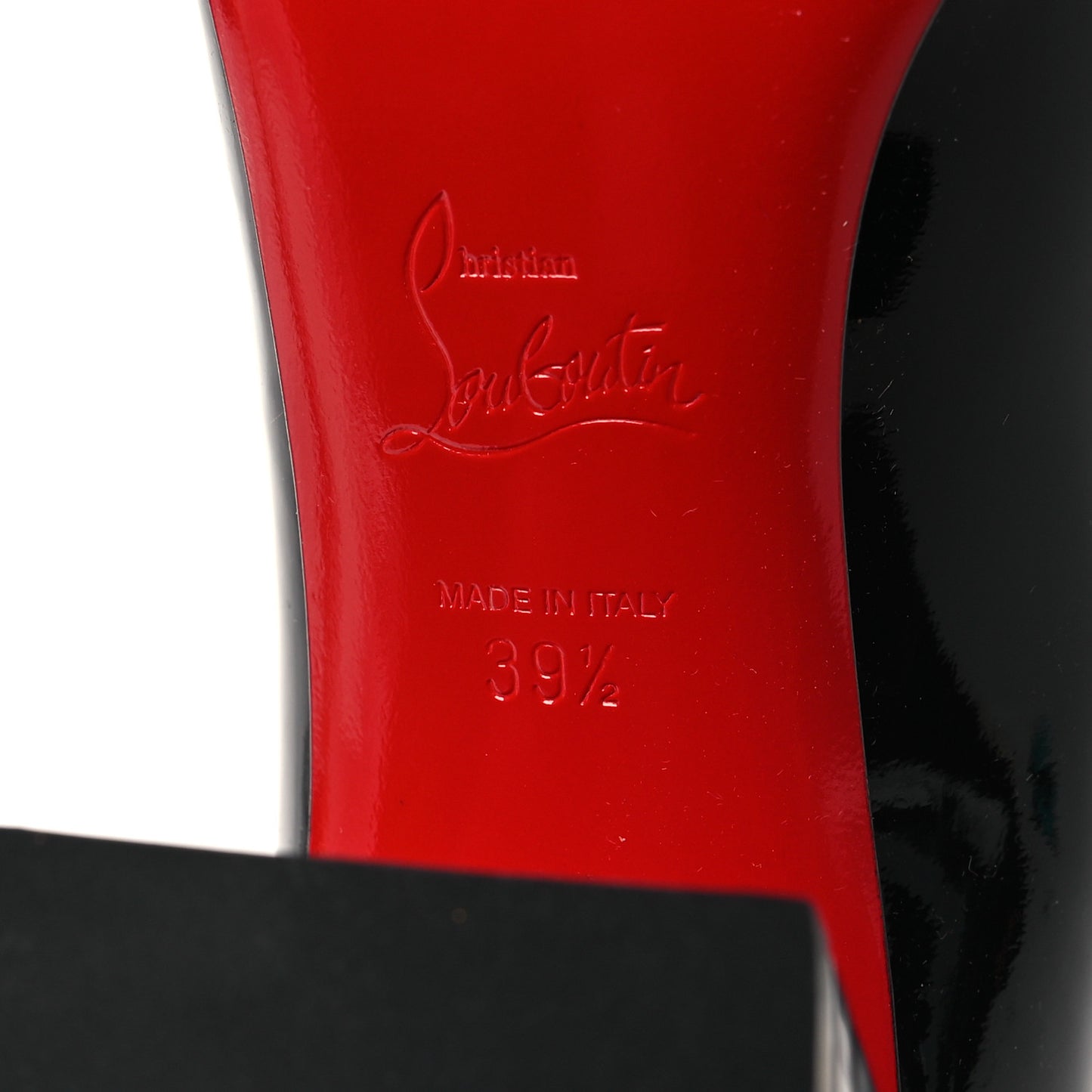 Patent Calfskin So Sab 85 Pumps 39.5 Black