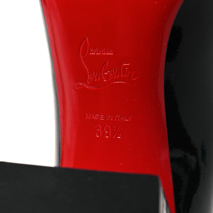 Christian Louboutin Patent Calfskin So Sab 85 Pumps 39.5 Black 6 of 8