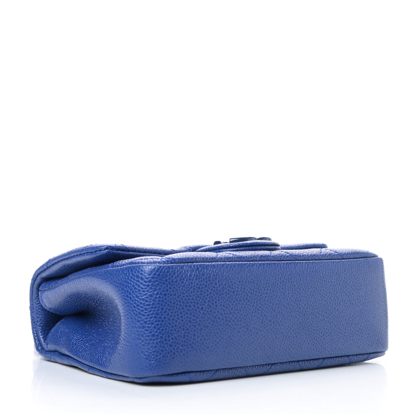 Caviar Quilted Incognito Mini Square Flap Dark Blue