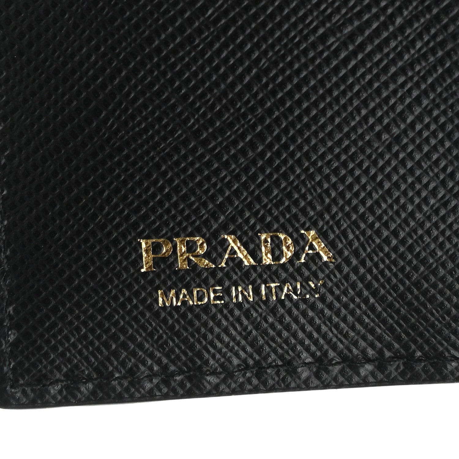Prada Saffiano Mermaid Print Card Holder Black 5 of 5