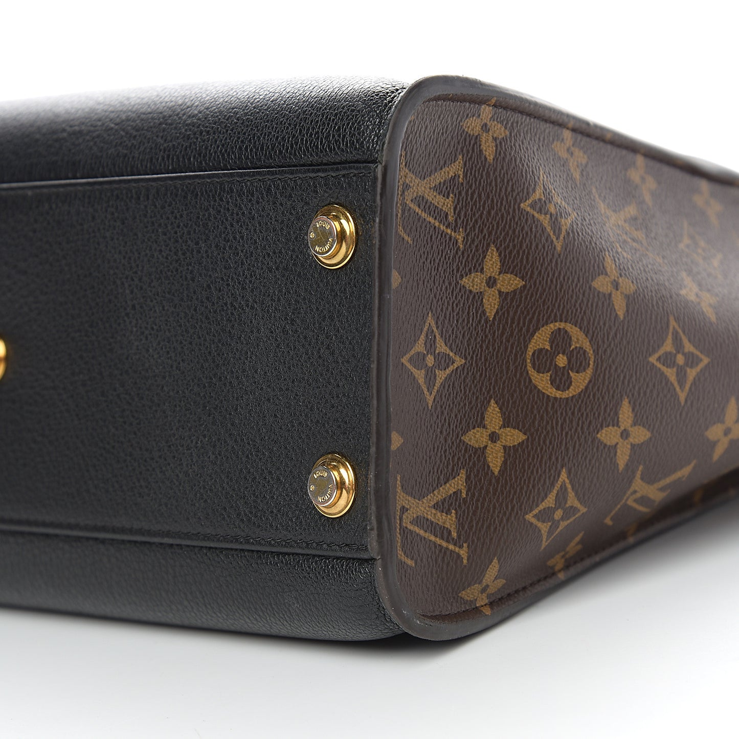 Calfskin Monogram On My Side Black