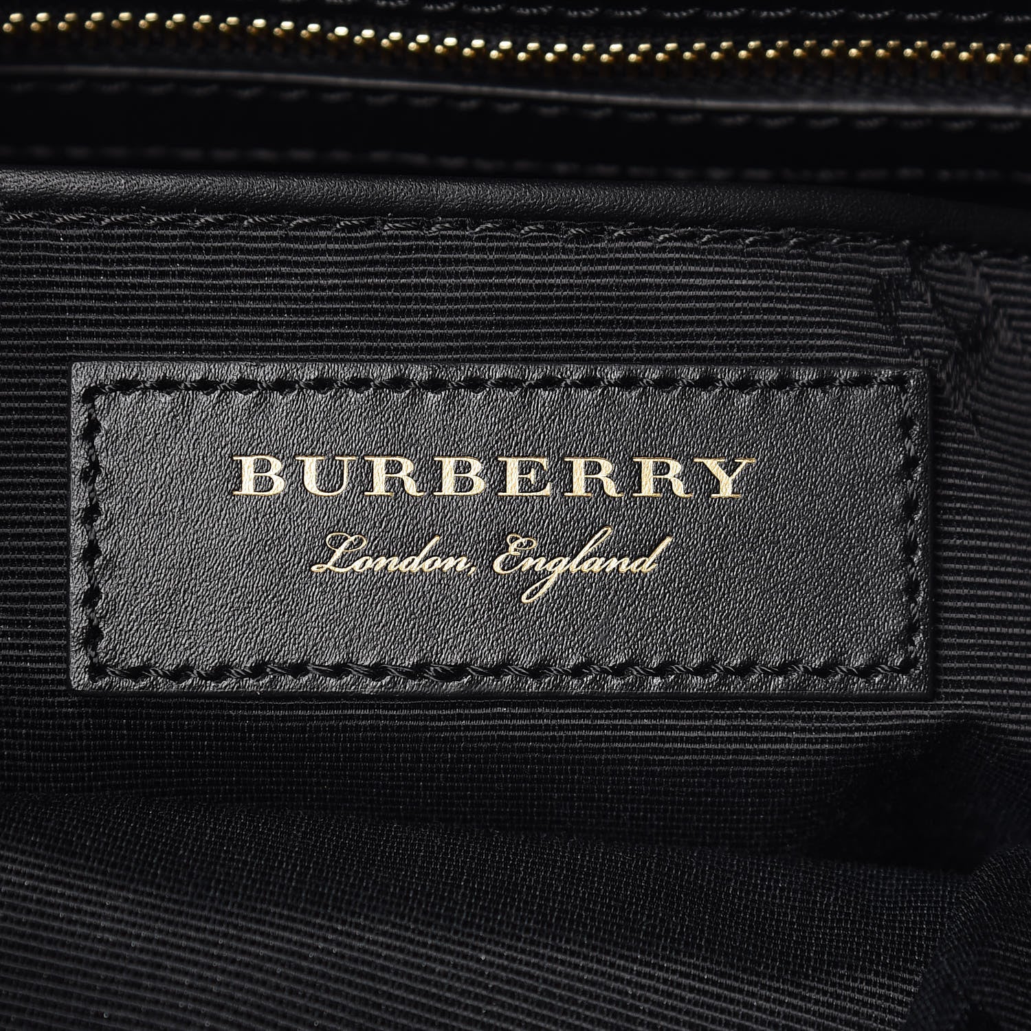 Burberry Nylon Striped Medium Rucksack Backpack Black White 6 of 9