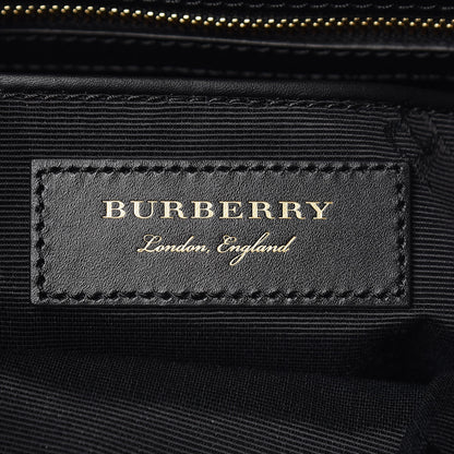 Burberry Nylon Striped Medium Rucksack Backpack Black White 6 of 9