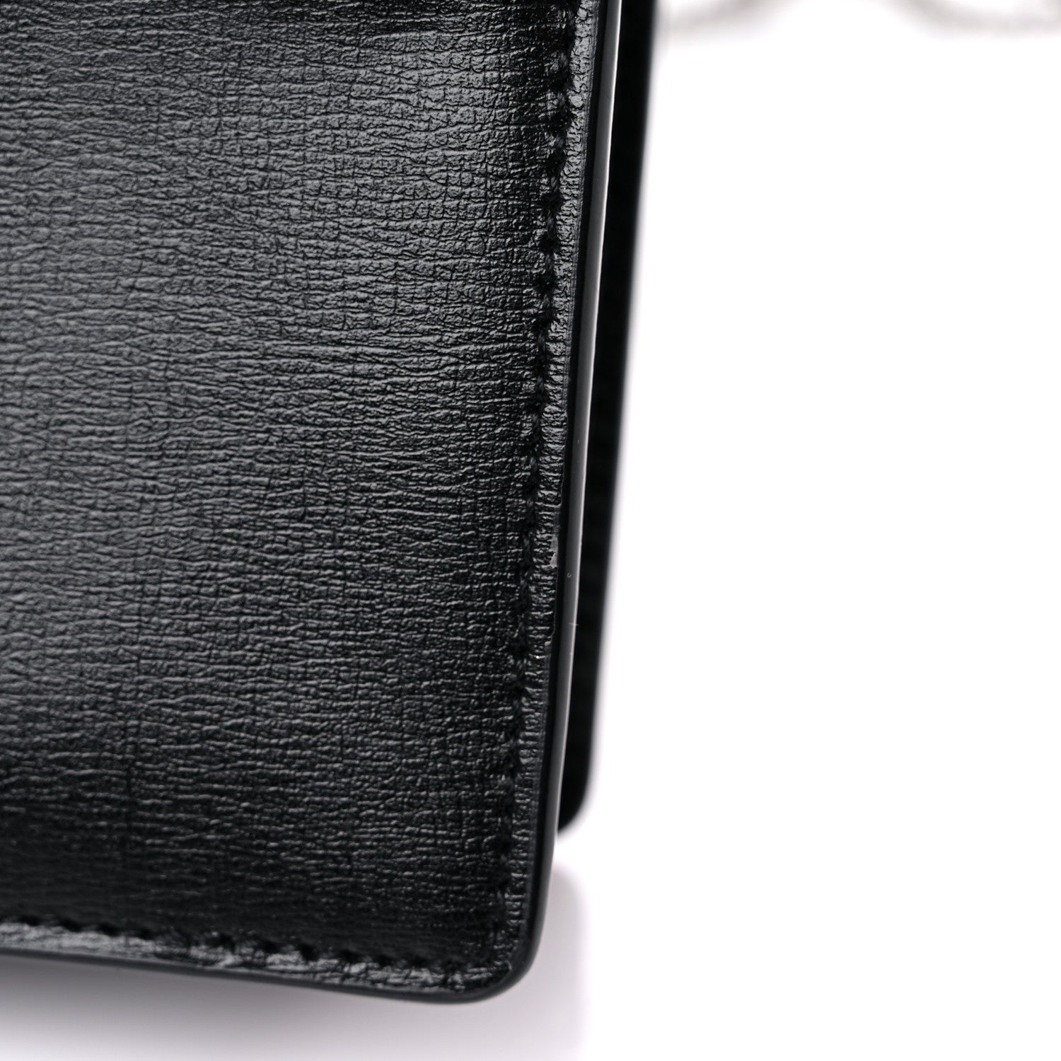 Saint Laurent Calfskin Monogram Sunset Chain Wallet Black 12 of 14