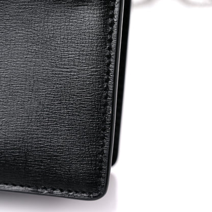 Saint Laurent Calfskin Monogram Sunset Chain Wallet Black 12 of 14