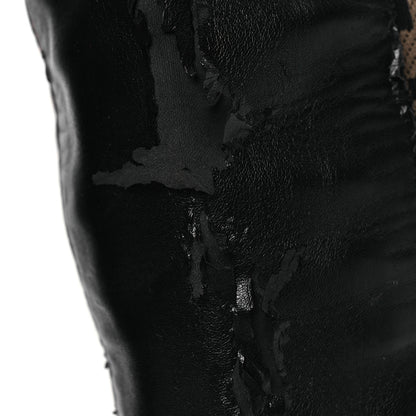Fendi Nappa Microfiber Fabric FF Rockoko Thigh High Boots 39.5 Black Tobacco 12 of 12