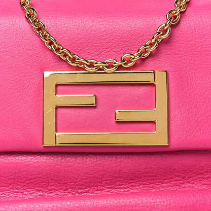 Fendi Vitello Flamingo Fendista Pouchette Crossbody Lampone 8 of 10