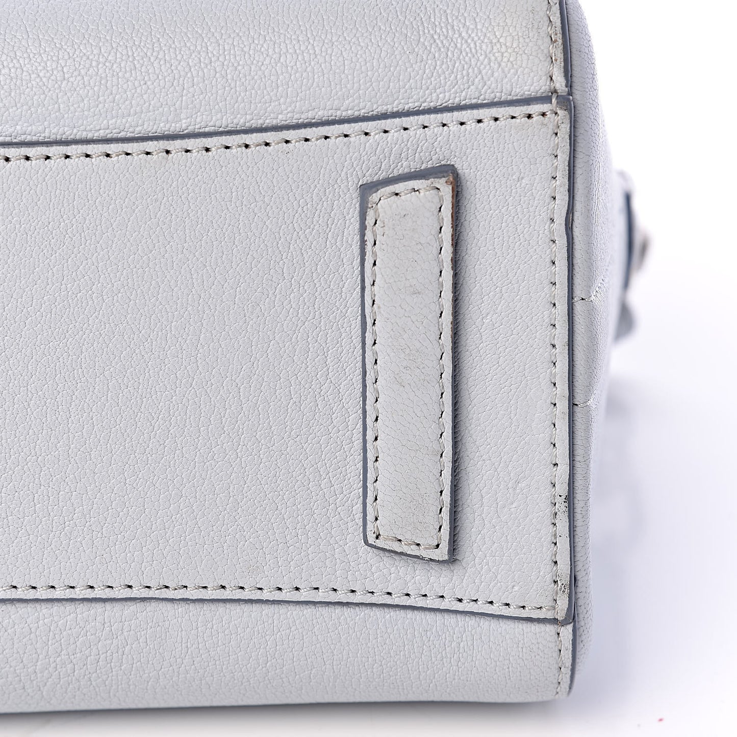 Sugar Goatskin Mini Antigona Baby Blue