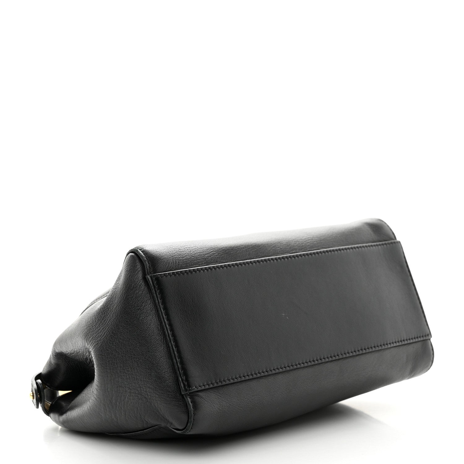 Fendi Nappa Mini Peekaboo Iconic Satchel Black 4 of 14