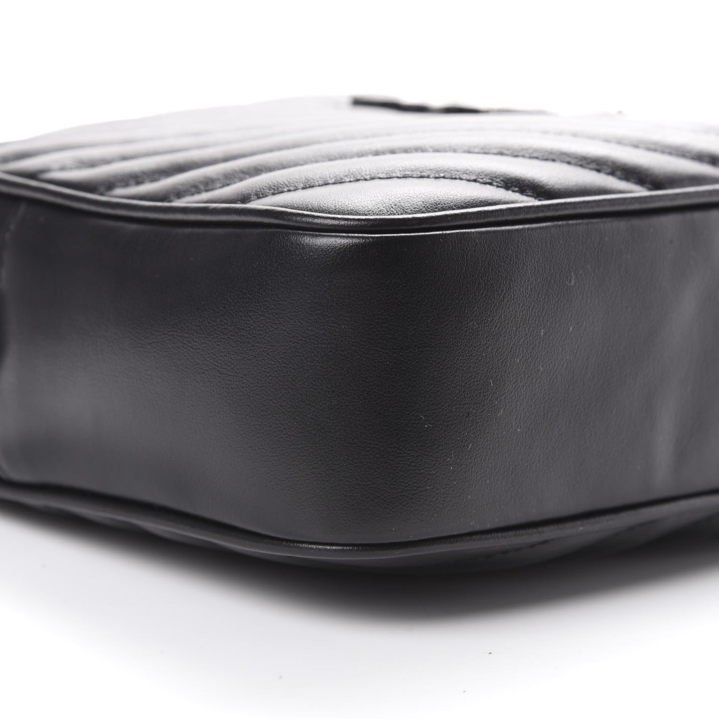 Calfskin Matelasse Monogram Lou Camera Bag Black