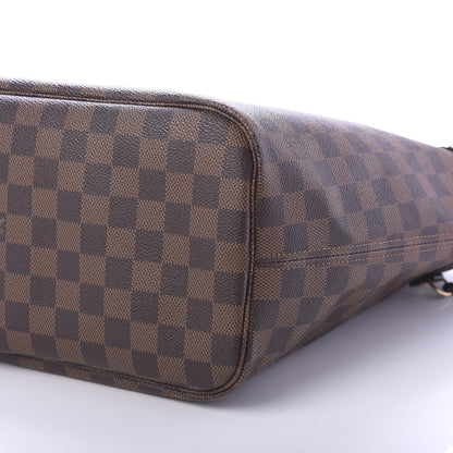 Louis Vuitton Damier Ebene Neo Neverfull MM Rose Ballerine 7 of 10
