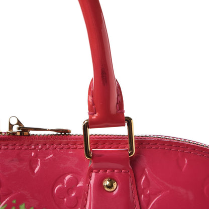 Louis Vuitton Vernis Roses Alma MM Rose Pop 10 of 19