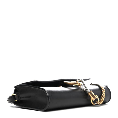 Chloe Suede Calfskin Mini Faye Shoulder Bag Black 3 of 4
