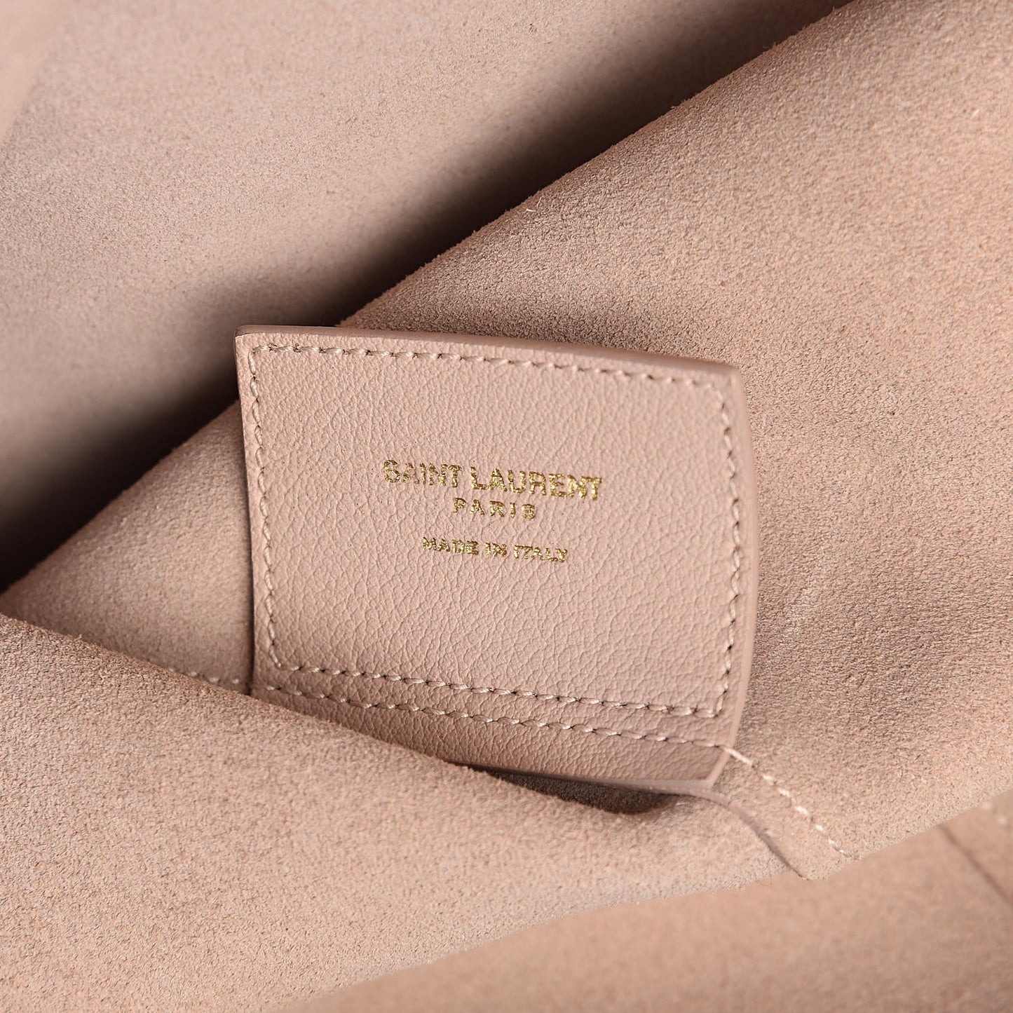 Calfskin Large Shopping Tote Pale Blush