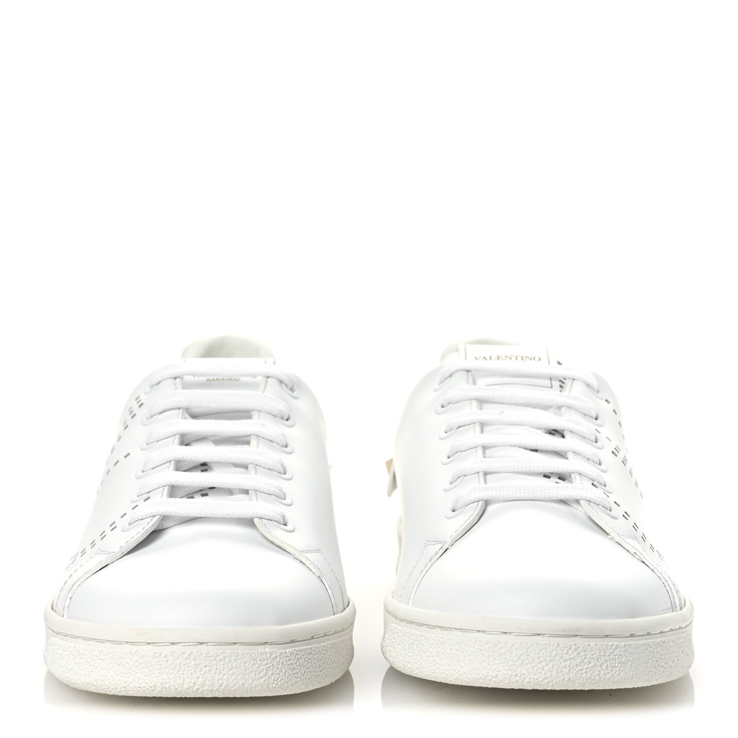Calfskin Womens Backnet Sneakers 39.5 White