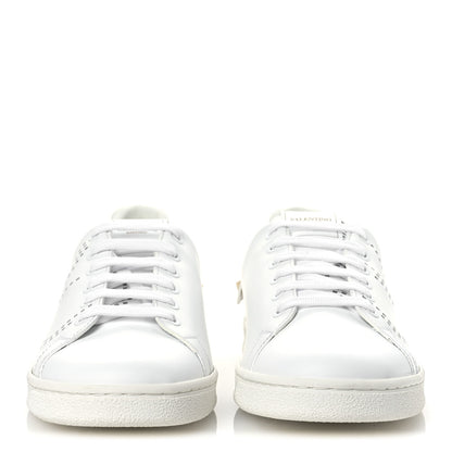 Valentino Garavani Calfskin Womens Backnet Sneakers 39.5 White 3 of 11