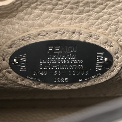 Fendi Cuoio Romano Selleria Chamois Small Peekaboo I SEE U Satchel Asfalto Camelia 6 of 9