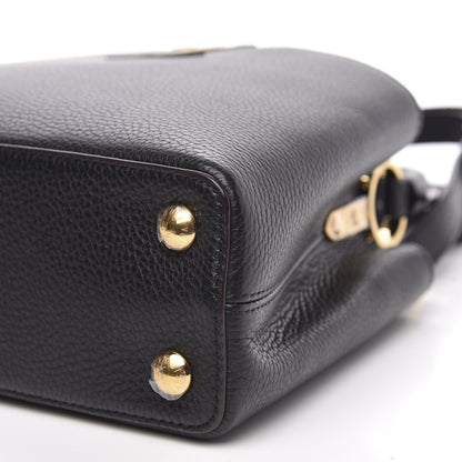 Louis Vuitton Taurillon Capucines BB Black 8 of 9