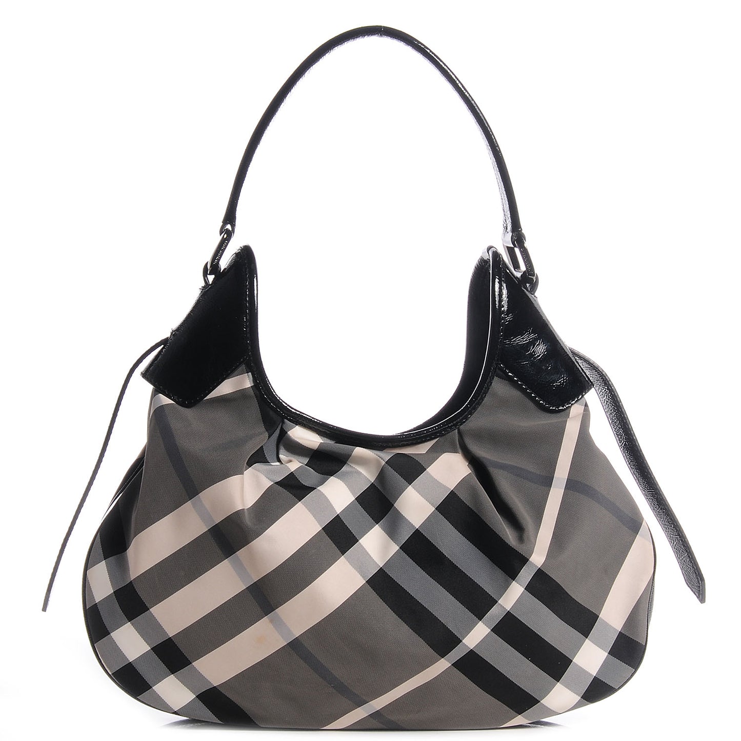 Beat Check Small Brooklyn Hobo Black