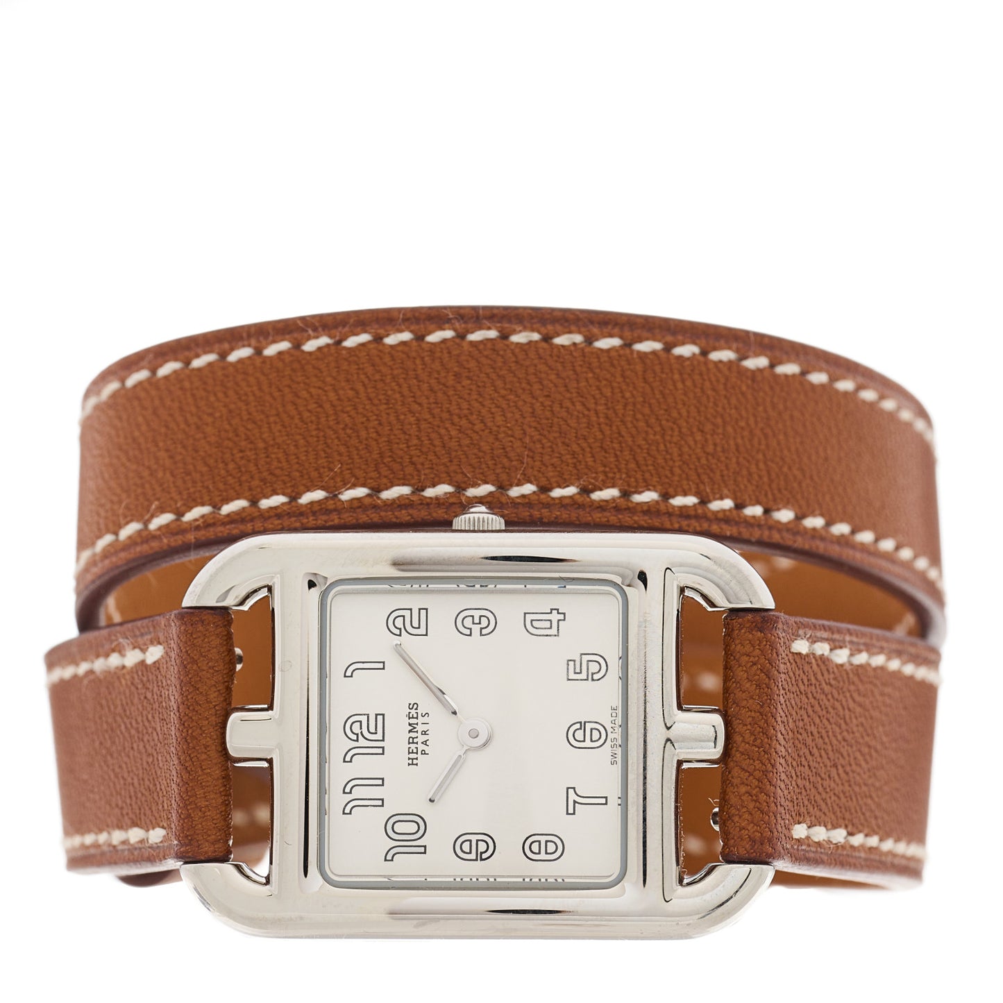 Stainless Steel Barenia 23mm Cape Cod Double Tour Quartz Watch Fauve