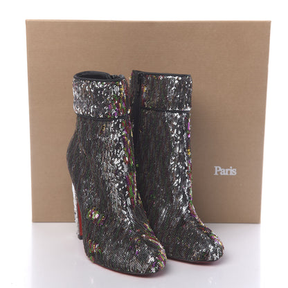 Christian Louboutin Paillettes Moulamax 100 Booties 36.5 Multicolor 12 of 12